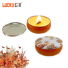 Manufacturer Custom Tinplate Vessel Container Red Low Price Metal Can/Box Packaging Flower Candle Tin Jar For Candle