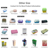 56*38*21mm Custom Luxury Mini Tinplate Case Storage Container Rectangle Metal Can Hinge Small Makeup Keychain Tin Box