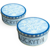 Customized Design Christmas Storage Container Round Metal Tin Can Christmas Candy Box for Gift Candy Cookie Package