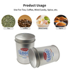 Wholesale Custom Tinplate Storage Container Small Metal Jars Empty Can Mint Tin Packaging With Lid Cylindrical Printing