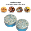 OEM ODM Design Tinplate Packaging Big Circle Printed Metal Box Round Shape Free Samples Custom Tins With Lid
