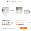 Custom Printing Metal Jar Packaging Round Shape Food Grade Tea Storage Container Aluminum Can for Tea With Lift Cover