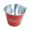 Wholesale Custom Tinplate Steel Pail Empty Storage Metal Barrel Packaging Food Grade Ice Bucket Tin For Beer