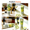 Custom Printing Brandy Tinplate Storage Container Hot Sale Vodka Round Metal Can Vintage Embossed Wine Tin Box for Wine