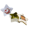 Customized Design Tinplate Can Storage Container Star Shape Metal Box Presents Cracker Christmas Canister