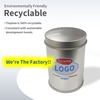 Wholesale Custom Tinplate Storage Container Small Metal Jars Empty Can Mint Tin Packaging With Lid Cylindrical Printing
