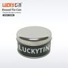 Custom Logo Empty Tinplate Storage Container Round Shape Metal Packaging Empty Tin Cans With Lids