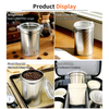 Wholesale Customized Tinplate Packaging Cylinder Shape 200g Coffee Container Empty Metal Coffee Tins for Coffee With Sealed