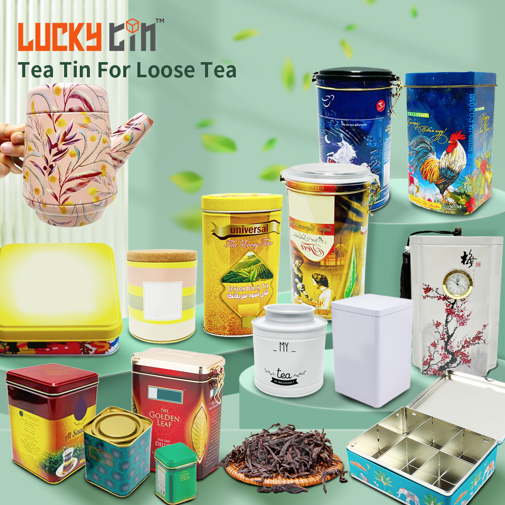 tea tin LUCK1