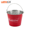 Wholesale Custom Tinplate Steel Pail Empty Storage Metal Barrel Packaging Food Grade Ice Bucket Tin For Beer