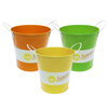 Factory Custom Tinplate Pail Empty Storage Small Metal Bucket Food Grade 10L Beer Ice Tin Bucket With Handle