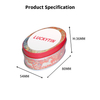 High Grade Custom Food Tinplate Storage Container Distinctive Metal Box Empty Ring Packaging Tin Small Oval Cans With Lid