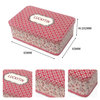 Tin Can Manufacturer Custom Luxury Tinplate Case Packaging Empty Metal Tin Boxes Red Gift Box Rectangular With Hinge