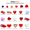 Factory Custom Heart Shaped Metal Can Gift Pack Heart Boxes Storage Containers Heart Shape Cosmetic Containers