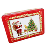 Custom Printed Rectangular Christmas Tin Box Food Grade Biscuit Tin Container