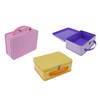 China Wholesale Handbag Tin Packaging Rectangular Metal Suitcase Food Grade Kids Tin Lunch Box