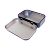 Factory Custom Candy Tinplate Storage Container Rectangle Small Metal Case Airtight Mint Tin Hinge Lid For Mint