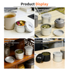 Custom Printing Metal Jar Packaging Round Shape Food Grade Tea Storage Container Aluminum Can for Tea With Lift Cover