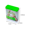 Manufacture Custom Tinplate Storage Container Tall Rectangle Hinged Mint Tin Can Empty Metal Tin Boxes for Mints