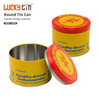 OEM ODM Custom Empty Rust Proof Tinplate Can Food Grade Box Jar Packaging 3d Printed Round Metal Tin With Lid