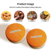 Custom Printed Tinplate Packaging Food Grade Metal Round Box Colorful Tin Cans Ror Crafts