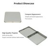 Dongguan Manufacturer Custom Tinplate Packaging Square Shape Food Safety Metal Case Chocolate Tin Box With Hinged