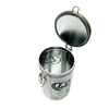 Tin Can Manufacturer Custom Tinplate Storage Cylindrical Shape Metal Box Coffee Tin with Degassing Valve