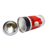 Hot Sales Christmas Tin Packaging Santa Claus Shape Metal Box Candy Chocolate Tin Can For Child