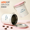 Tin Can Supplier Tinplate Packaging 250g Custom Coffee Bean Storage Container Cylinder Tin Metal Coffee With Degassing Valve