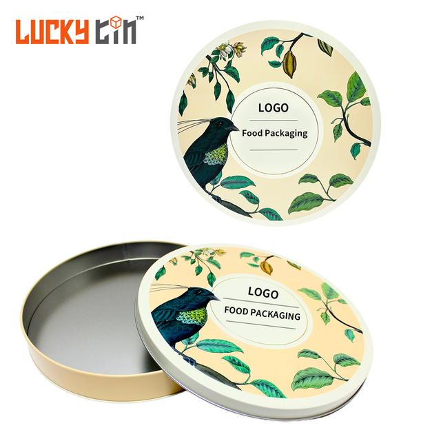 Tin Can Seller Customized Design Tinplate Packaging Empty Round Metal Box Leak Proof Large Tin Can For Canning Food Tin Can