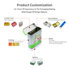 Manufacture Custom Tinplate Storage Container Tall Rectangle Hinged Mint Tin Can Empty Metal Tin Boxes for Mints
