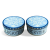 Customized Design Christmas Storage Container Round Metal Tin Can Christmas Candy Box for Gift Candy Cookie Package