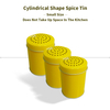 Wholesale Custom Tinplate Packaging Container Metal Cylindrical Canister Reyclable Pepper Tin Spice Jar