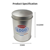 Wholesale Custom Tinplate Storage Container Small Metal Jars Empty Can Mint Tin Packaging With Lid Cylindrical Printing