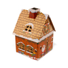 Factory Direct Custom Decorative Holidays Tinplate Packaging Novel Storage Container Houses Shape Tin Metal Christmas for Food