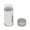 New Design Custom Plastic And Tinplate Storage Container Cylinder Shape Metal Box Empty Screw Lid Mint Tin Can For Mint