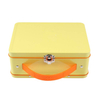 China Wholesale Handbag Tin Packaging Rectangular Metal Suitcase Food Grade Kids Tin Lunch Box