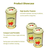 Tin Can Supplier Custom Magnetic Pepper Jar Cylindrical Shape Metal Box Packaging Food Grade Tin Spice Container