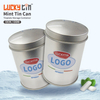 Wholesale Custom Tinplate Storage Container Small Metal Jars Empty Can Mint Tin Packaging With Lid Cylindrical Printing