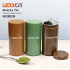 Wholesale Custom Matcha Powder Tinplate Can Airtight Ceremonial Grade Metal Packaging High Level Matcha Tin Can