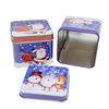 Factory Wholesale Custom Christmas Tin Box Square Shape Coffee Tea Tins Can with Lid