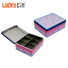 Bulk Sale Tinplate Rectangle Boxes Custom Print Large Hinged Lid Metal Tin Box For Food Packaging