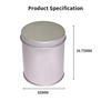 New Design Custom Tinplate Storage Container Cylinder Shape Metal Box Packaging Empty Can Mint Tin for Mint