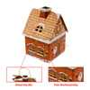 Factory Direct Custom Decorative Holidays Tinplate Packaging Novel Storage Container Houses Shape Tin Metal Christmas for Food