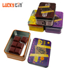 Custom Hot Style Competitive Price Tinplate Packaging Rectangle Metal Can/Case Small Empty Chocolate Food Tin Box Wid Lift Cover