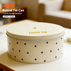 Fashion Design Custom Tinplate Storage Container Round Metal Jar/Box Food Packaging Tin Can Canister For Canned Tins