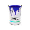 Factory Custom Replace Plastic Bucket Tinplate Pail Colored Metal Flower Pot Paint Tin Barrel For Medicine