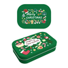 Wholesale Custom Tinplate Food Packaging Mini Metal Box Mint Candy Tin Can with Hinge Lid