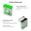 Manufacture Custom Tinplate Storage Container Tall Rectangle Hinged Mint Tin Can Empty Metal Tin Boxes for Mints