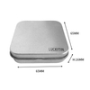 Custom High Quality Tinplate Case Packaging Hinge Metal Can Food Safety Empty Box Small Square Tin With Lid